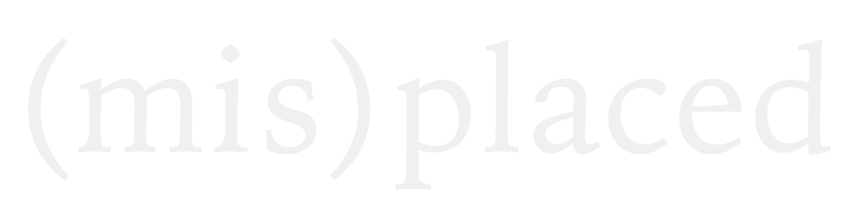 (mis)placed : block 2